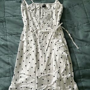 Polka Dot Wrap Dress